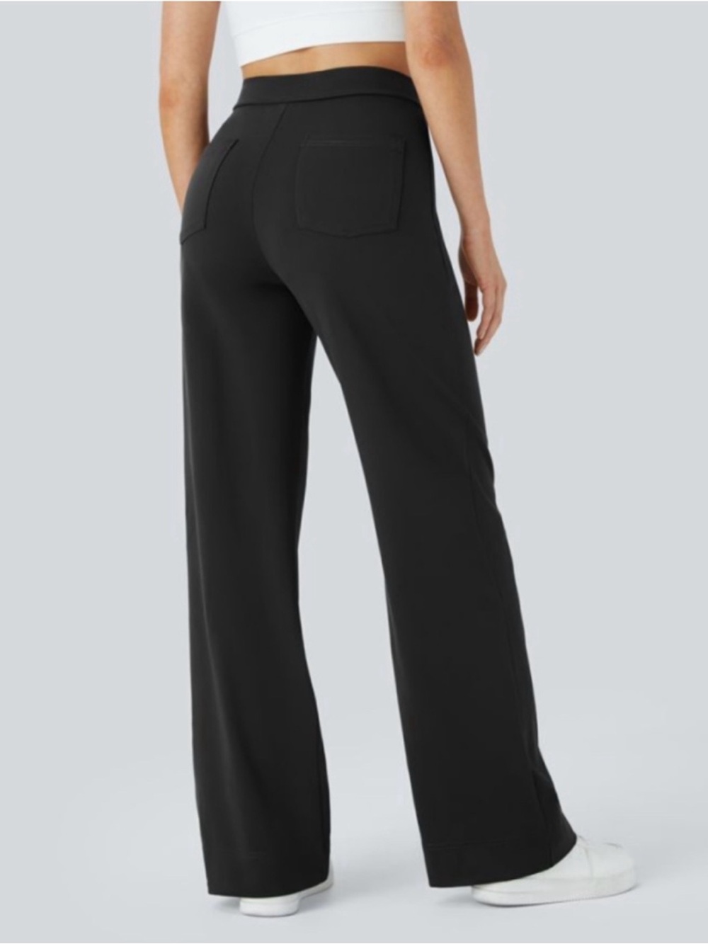 Halara DayStretch High Waisted Patch Pocket Pants in Black XL Tall - Picture 3 of 9